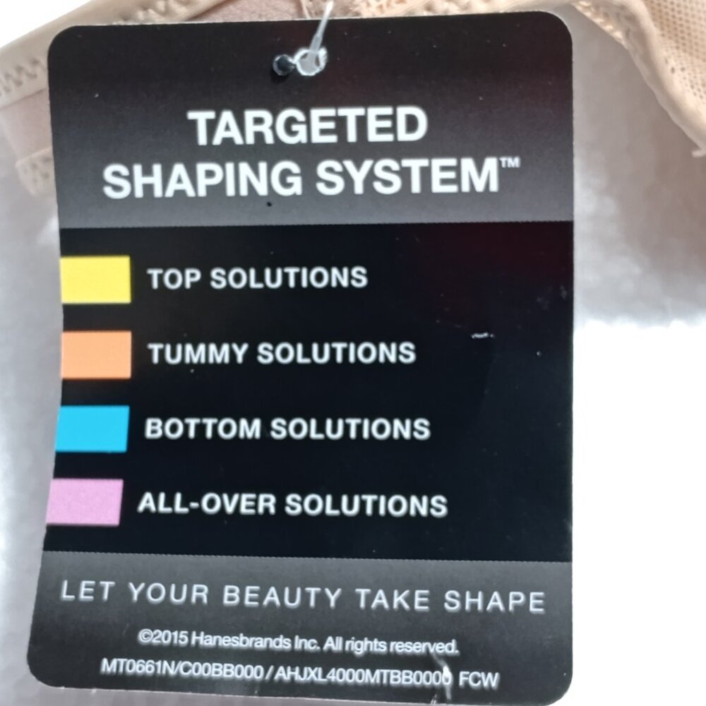 Bali Women's Ultra-Light Firm Tummy-Control Sheer Lace Body Briefer DF6552 - NWT - Picture 8 of 8